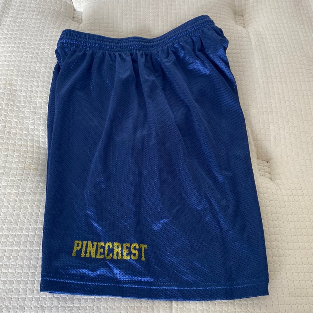 Boys Soffe Navy Shorts Size M